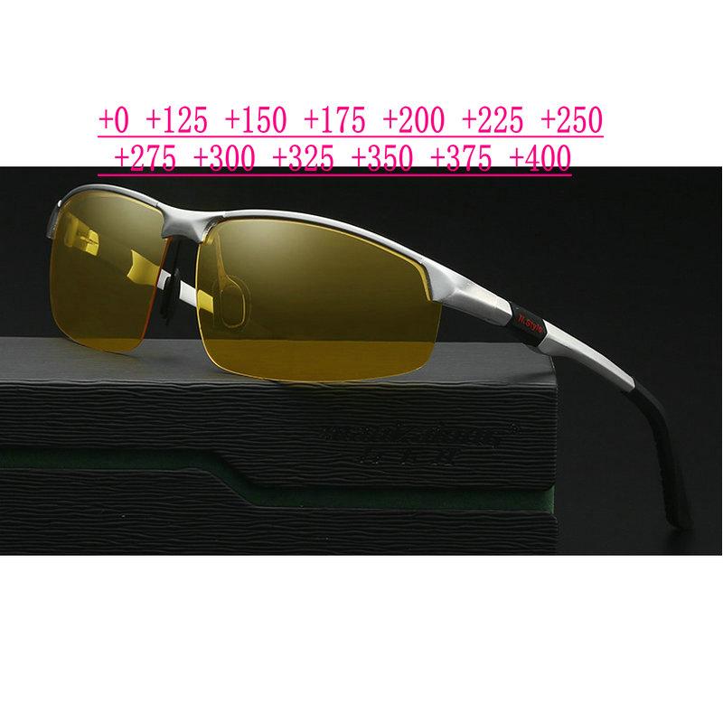 New Anti-glare Night Vision Bifocal Reading Pilot Sun Glasses Women Men Presbyopia Sports Reading Sunglasses Diopter UV400 NX