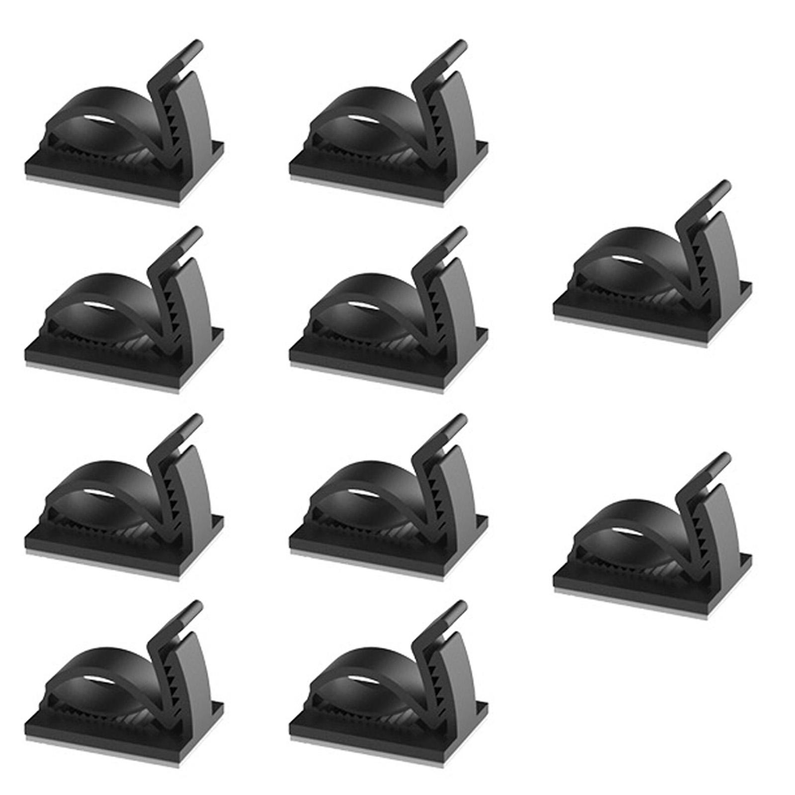 

Держатель для автомобильного видеорегистратора GPS-навигатора, зажим для кабеля, 10 шт., самоклеящийся зажим для кабеля USB, зажим для кабеля автомобильных наушников