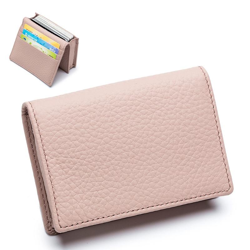 Borsa per biglietti da visita multifunzione, casual, primo strato, borsa da trasporto per mucca, porta biglietti da visita, porta monete creativo per uomo