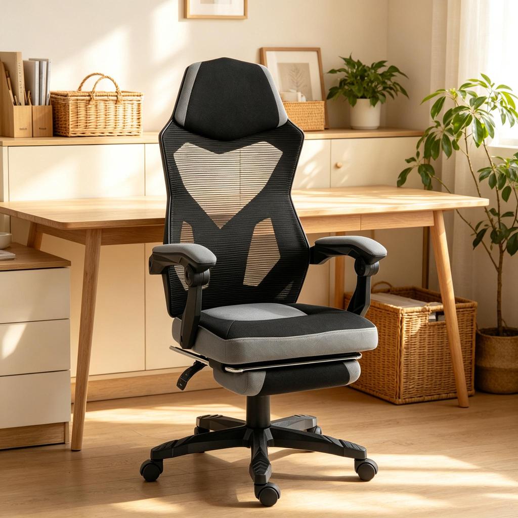 Ergonomic Gaming Chair, High-Back Swivel Office Chair, Computer Chair (only with computer chair)