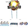 Vibrant Happy Birthday Balloons Beyblade Burst Theme Party Set For Boys Celebrations