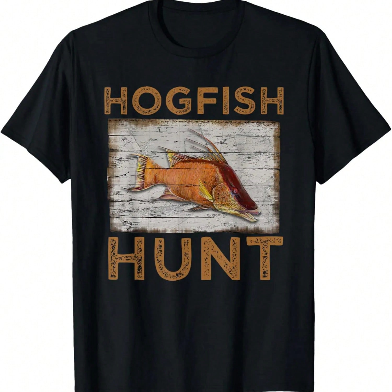 Hogfish Hunt _ Funny Spearfishing Gift _ Florida Fishing T-Shirt.Jpg S разноцветный