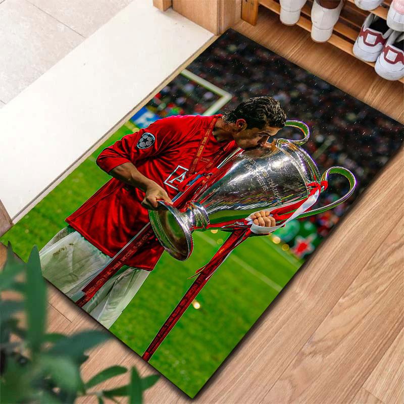 Cristiano Ronaldo Carpet Rug for Living Room Bedroom Home Sofa Decoration,Kids Play Non-slip Floor Mat
