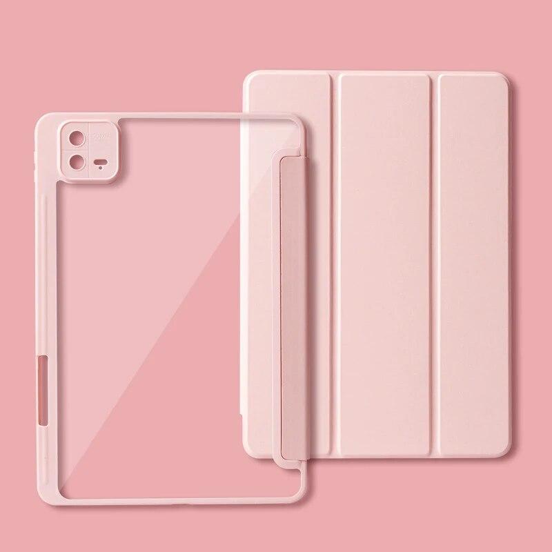 

Кожаный чехол для планшета для Xiaomi Pad 5 6 Max, чехол MI Pad 5Pro 6 Pro Redmi Pad 10,61, чехол с держателем для карандашей, чехол для планшета SE, слот для ручки 11 Pulgadas MI 6 6Pro 11 розовый