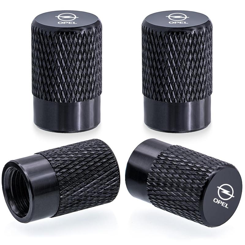 4PCS Aluminum Alloy Car Tire Valve Cap Dustproof Cover For Opel Corsa D Astra Mokka Adam Vectra H G J Antara Zafira car sticker
