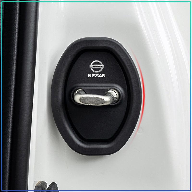 4 Stück Auto Türschloss Schutzabdeckung Türschloss Abdeckung Hülle Auto Styling Für Nissan Nismo Tiida Sylphy Teana X Trail T30 T32 Almera Qashqai J10 J11 GTR