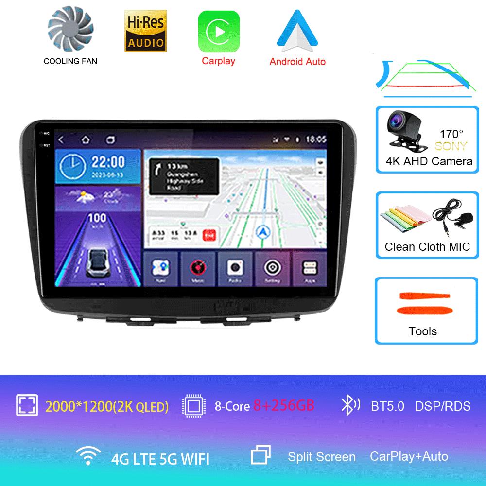 Car Radio Android 14 For Suzuki Baleno 2016 2017 2018 2019 Multimedia Player Stereo GPS WIFI+4G Wireless Carplay Auto Video DSP
