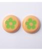 My Boo Flower Button - Orange