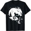 Corgi Hund und Mond Halloween Kostüm Hundeliebhaber Lustiges T-Shirt für Männer Frauen Kinder