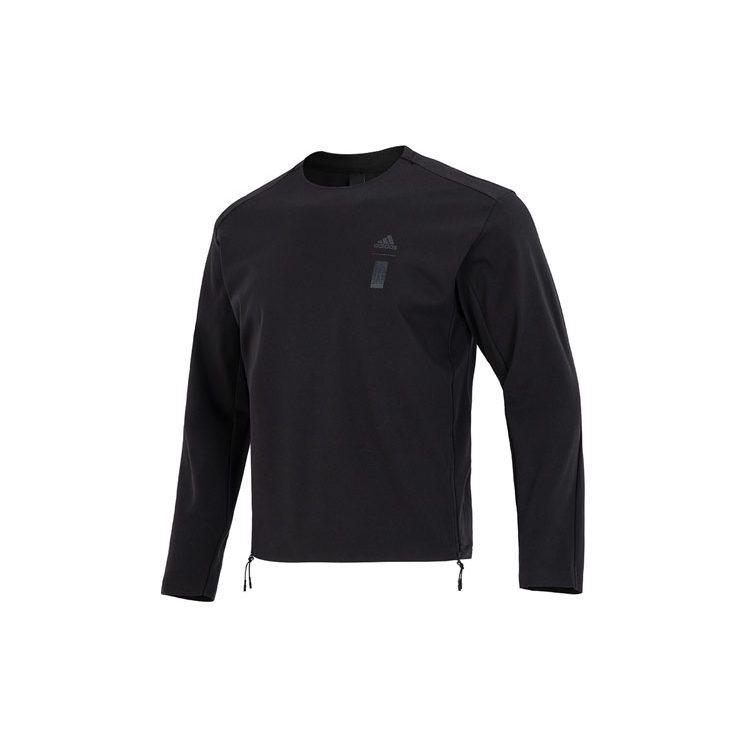 adidas Sweatshirts Men's Black Crew Neck Moderate Other HM2942