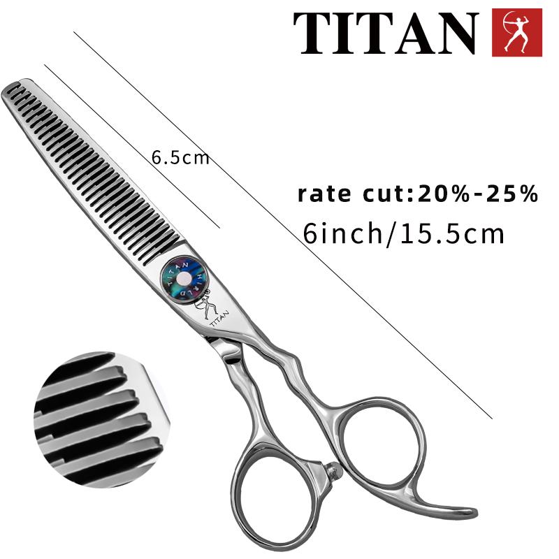 TITAN Hair Scissors Barber Tool Professional Hairdressing Scissors Cutting Thinning Shear Jp Vg10 Steel
