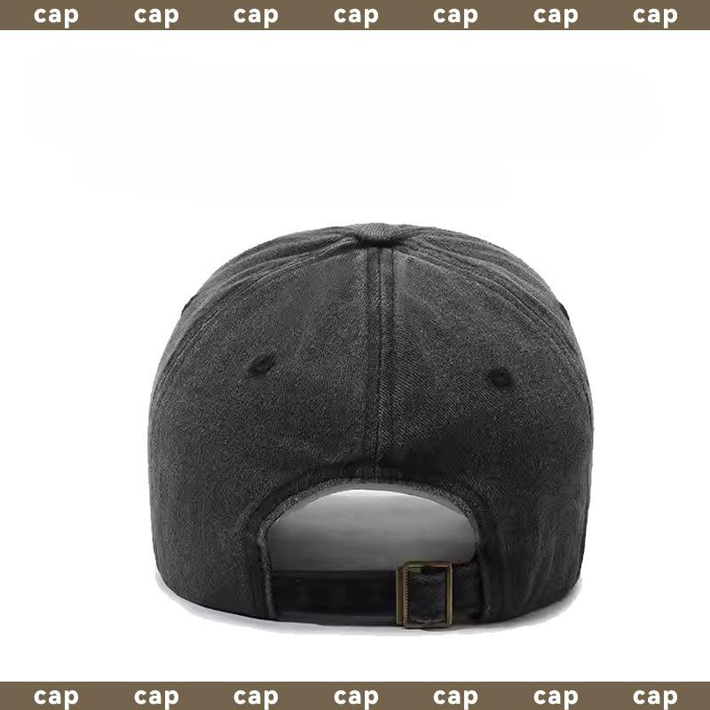 Spring and Autumn Baseball Cap Retro Alphabet Fashion Color Matching Sunscreen Cap Versatile Embroidered Hat