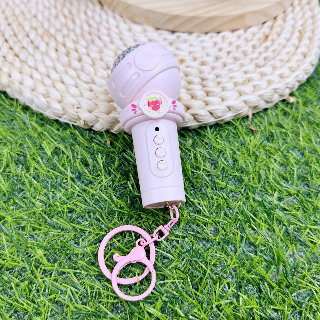 Children'S Microphone Keychain, Multifunctional Recording Microphone, Bag Pendant, Funny Stress-Relief Children'S Day Gift, Special Small Gift