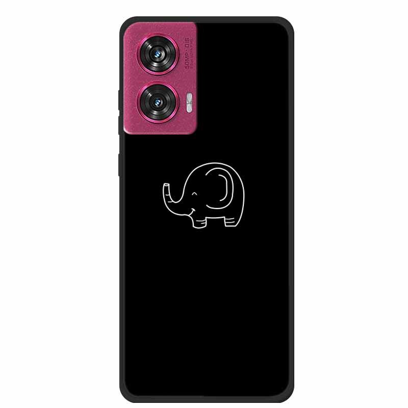 MOTO EDGE 50 Fusion Simple Hollow Lines TPU Soft Phone Case