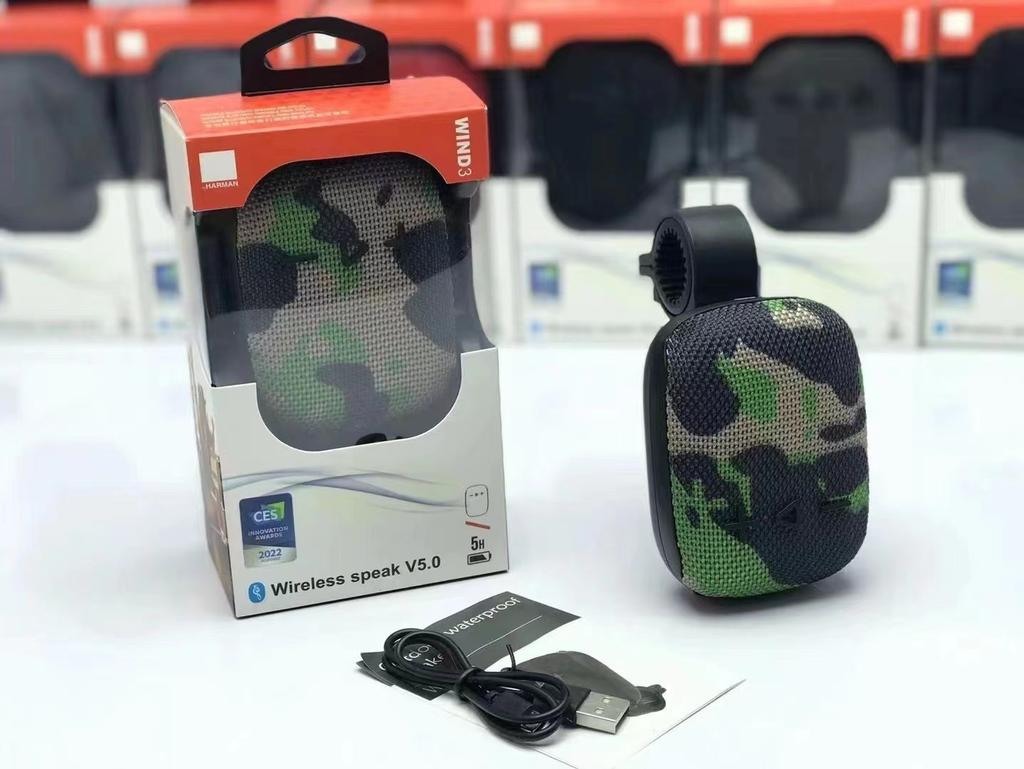 Outdoor Bicycle Wireless Stereo Portable Sports Cycling Speakers Built-in Mic Shockproof IPX4 Waterproof Bluetooth Sound Box