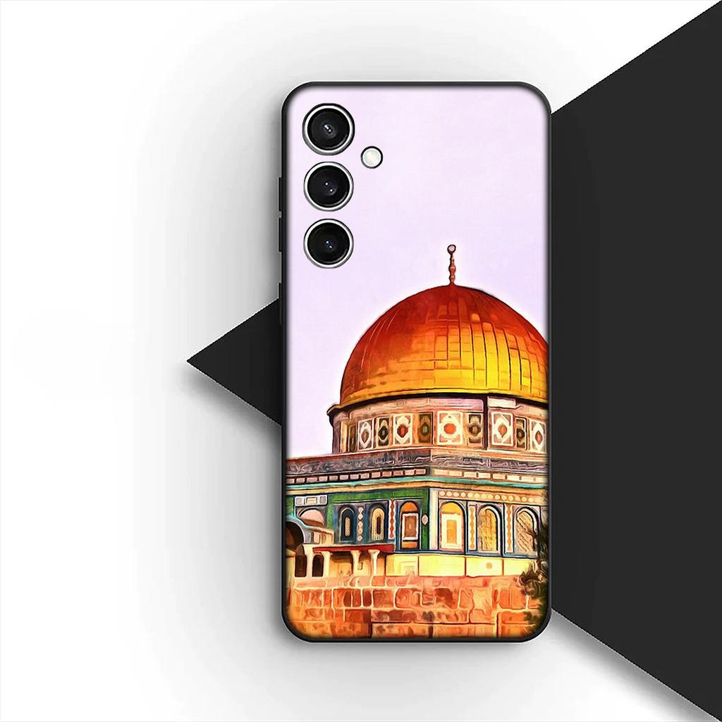 Cover for Samsung Galaxy S24 S25 S23 FE Ultra Plus S7 Edge S25+ S23+ A56 5G Phone Case Arabic islamic muslim Muslimah Girl