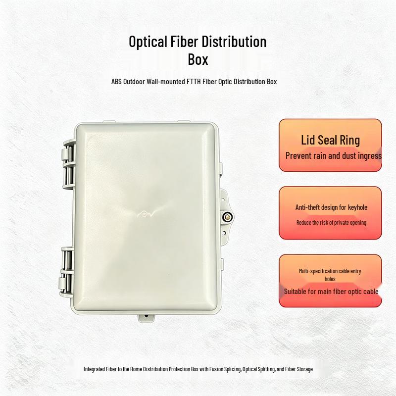 Boîtier de distribution fibre optique FTTH en plastique 24D