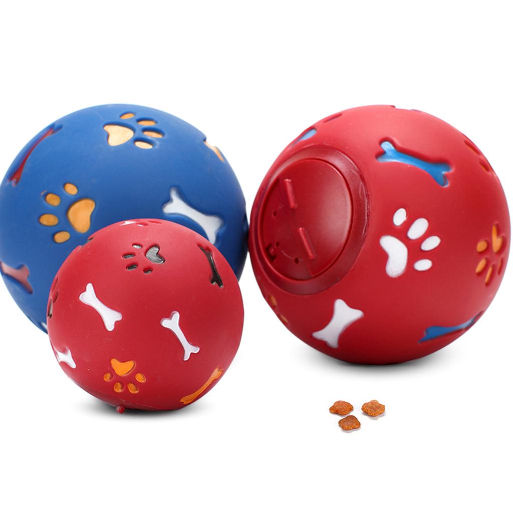 Puppy Toy for Small Medium & Large Dog Durable Vinyl Leak Food Fillable Treat Ball Chew Toy Ball Shape