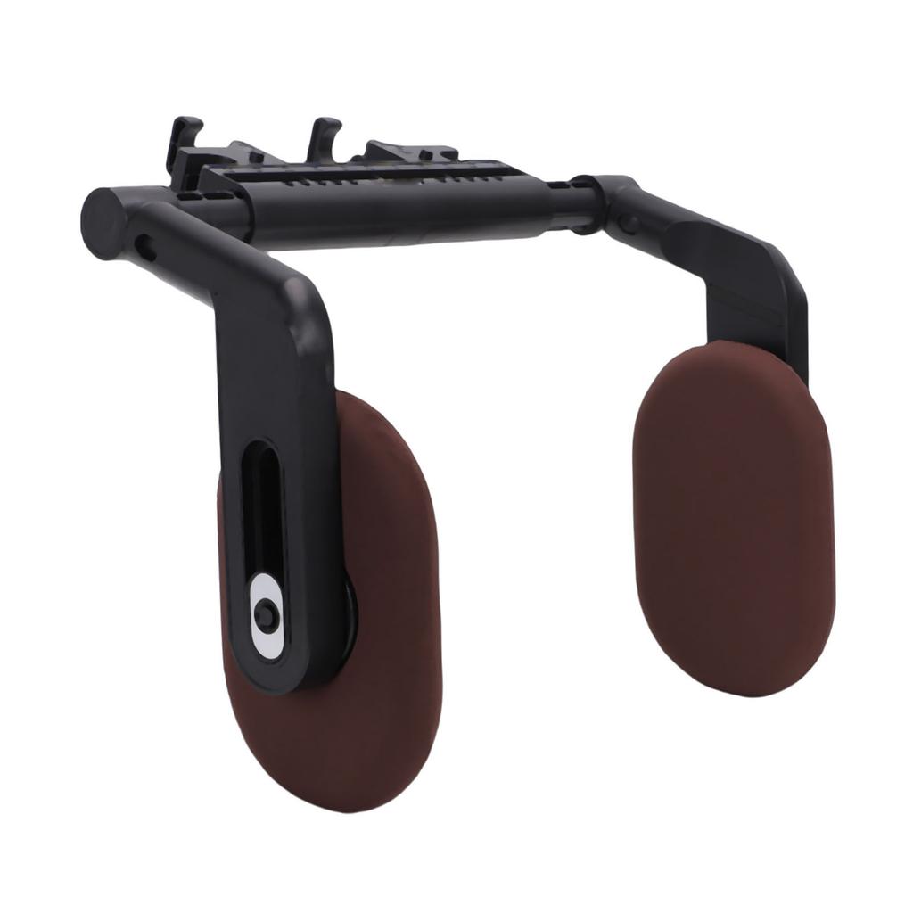 Car Headrest Pillow 3 Point Linkage Road Pal Head Neck Support Pillow Thickened for Vehicles Brown