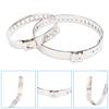 2-10PCS Automotive Stainless Steel Adjustable Universal Clamps Driveshaft Axle Joint Clamps CV Boot Clamps Self-Locking Ties