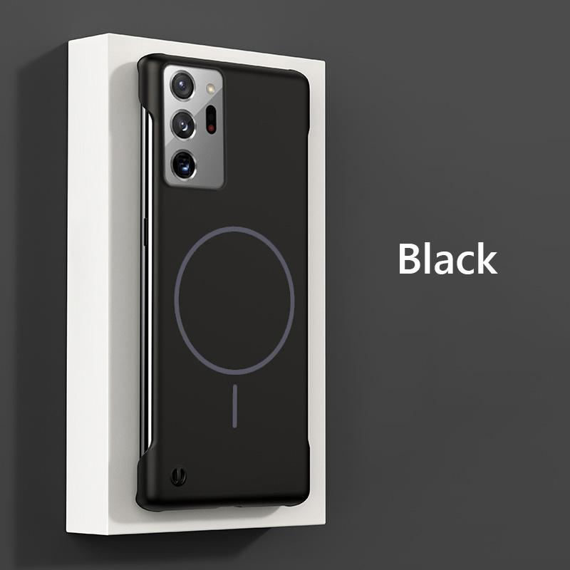 For Magsafe Frameless Magnetic Wireless Charging Phone Case For Samsung Galaxy Note 20 Ultra Note20Ultra Slim Hard Back Cover