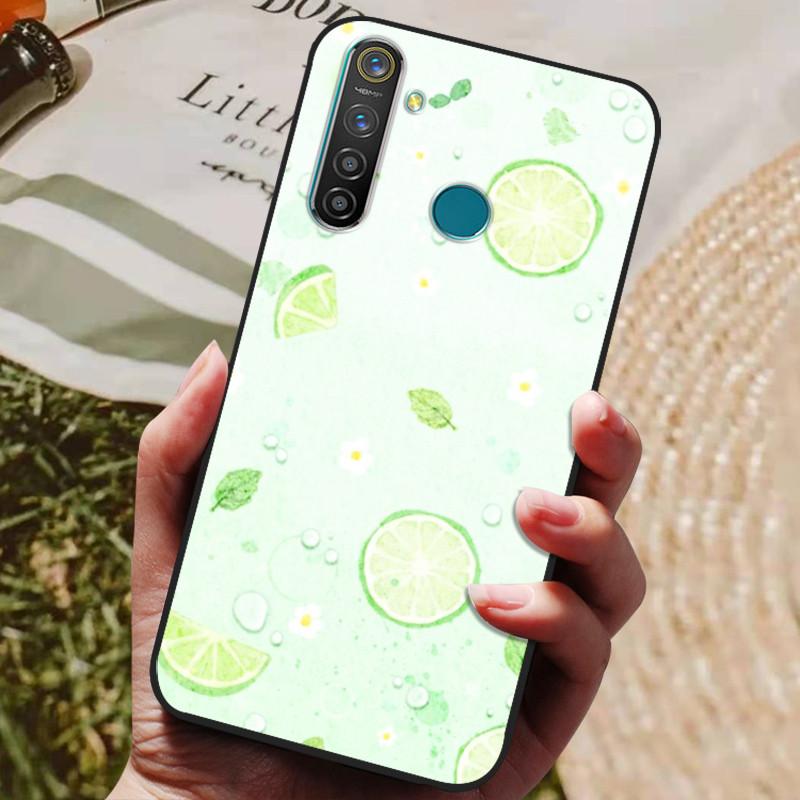 Para Oppo Realme 5 Pro Funda Silicona Trasera Funda de Teléfono para Oppo Realme 5i 5S 5 Pro Fundas Realme5 Pro 5i 5S Borde Suave coque
