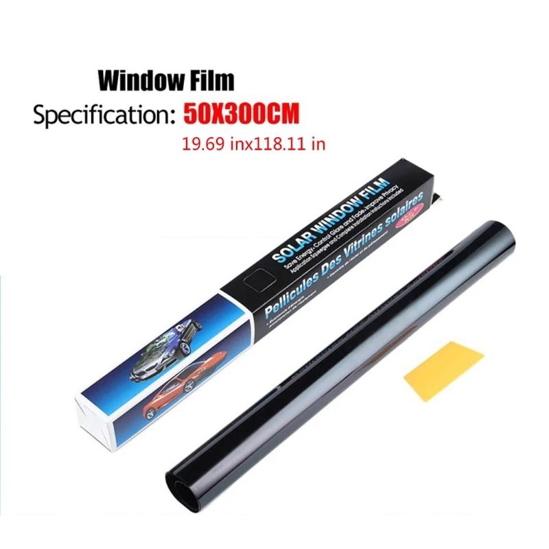 Car Window Sunshade Barrier Film Sun Protective Heat Blocking Transparent Privacy Shield PVC Material Easy Installation