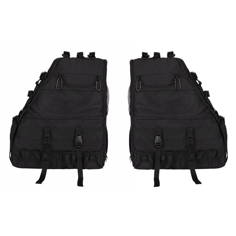Rollbar-Aufbewahrungstasche Käfig für Jeep Wrangler JK 4-Türer 2007- JL JKU Mehrere Taschen Organizer Gepäcktasche Satteltaschen Werkzeugtaschen
