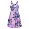 Children Buckles Without Sleeve Printed Bag  Leisure Fashion Sundress In Hawaii