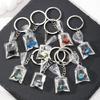 Exquisite Resin Fish Keychain Pendant In Transparent Water Bag for Bags Backpack