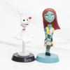 Christmas Nightmare Model Figurine With Skeleton Jack And Sally Car Ornaments