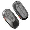 Alloy Leather Car Remote Key Case Cover Shell For Mercedes Benz 2022 C S Class W206 W223 S350 C260 C300 S400 S450 S500 Accessory