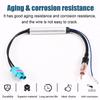 Dual Head Car Radio Antenna Connection Cable with Amplifier