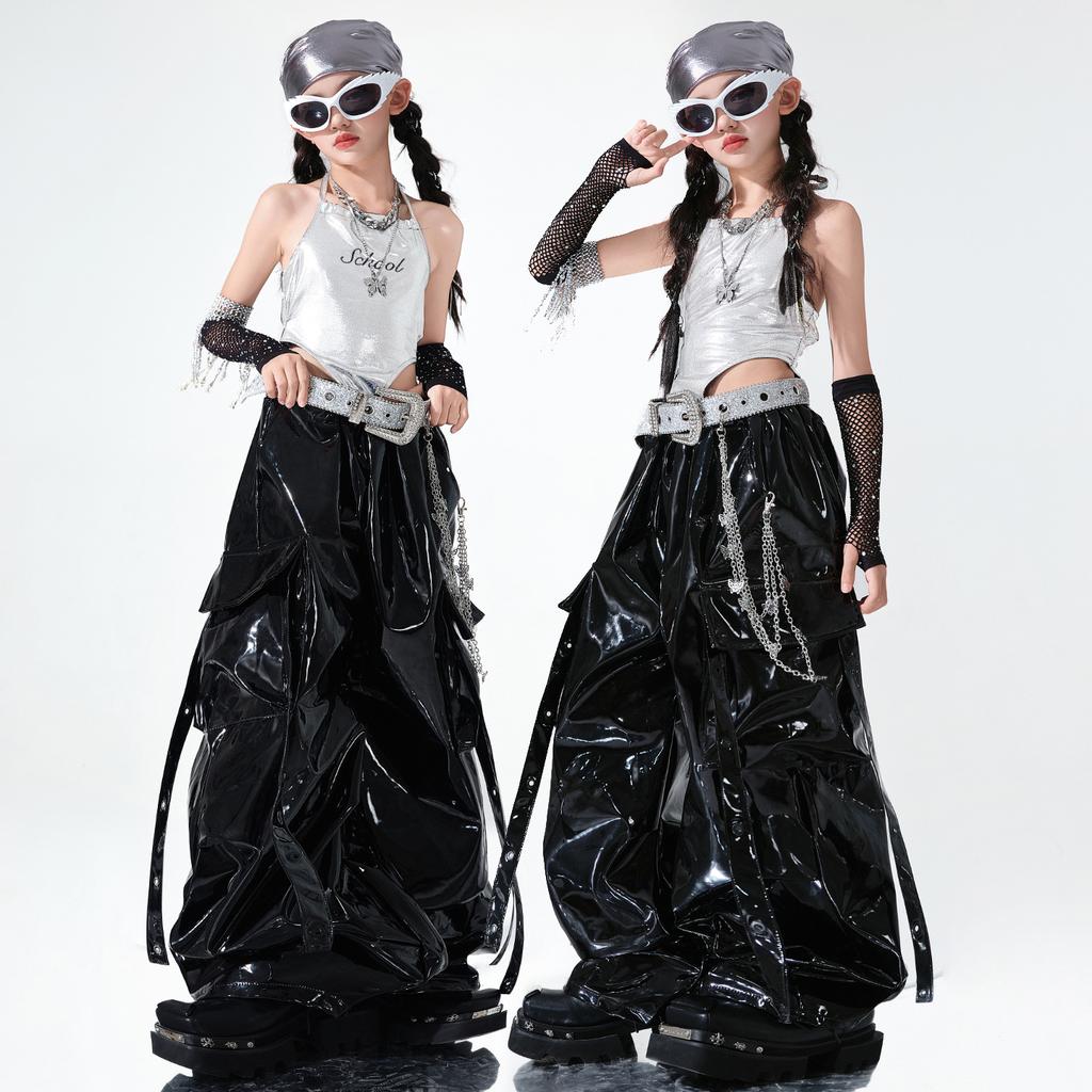 Girls' Jazz Costumes Are Trendy And Trendy Girls' Jazz Less Children'S Costumes Catwalk Girl Group Street Dance Trendy Costumes