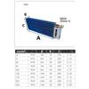 1100*65*200mm Fan coil surface cooler copper tube condensation evaporator central air conditioning aluminum foil radiator