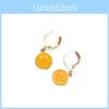 Trendy Creative Smiley Face Earrings Fashionable Alloy Geometric Design 2021