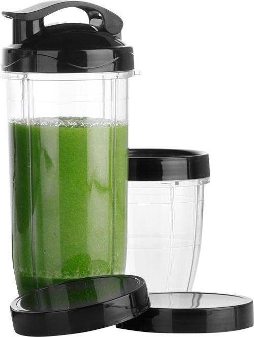 Blender Sportowy Smoothie 500W Z 4 Bidonami Nożami Tytanowymi I Funkcją Twist Go