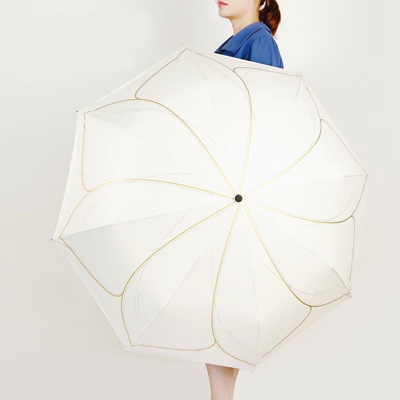 Compact Portable Black Glue UV Protection Sun & Rain Umbrella