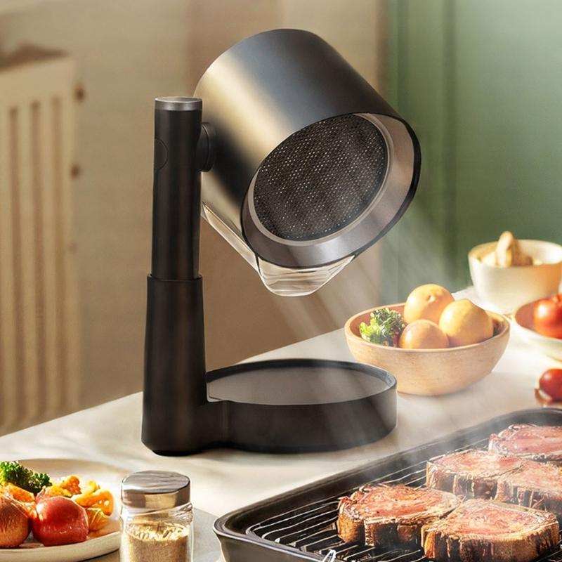 Modern Small Range Hood 220V Portable Small Extractor Hood with 3 Speed Low Noise Exhaust Fan For Small Spaces