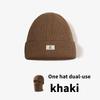 Knitted Hat Winter Thickened Cold Outdoor Cycling Warm Cap Mask 2 in 1 Full Face Protection Cap Earmuffs Balaclava Hat