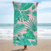 Double-Sided Terry Printed Beach Towel, Microfiber Adult Swimming Bath Towel, Quick-Drying Double-Sided Velvet