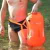 35L Waterproof Floating Swim Buoy Dry Bag Backpack with Shoulder Waist Strap for Open Water Swimming Paddling Hiking
