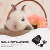1Set Elegant Rabbit Harness Leash Set Lightweight Breathable for Bunny Walking Supplies Weekend Party Everyday Healthy Exercise