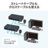 SANWA SUPPLY LAN-GIGAP801BK Gigabitový přepínaný rozbočovač, 8 portů, s magnetem, detekcí smyčky, lehký plastový kryt