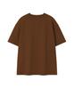 WACKY WILLY Typo Bird Graphic Short Sleeve T-Shirt Brown