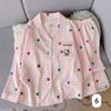 Women's Cloud Cotton Long Sleeve Pajamas - Sweet Cartoon Design for Spring & Autumn, Versatile for Home or Out