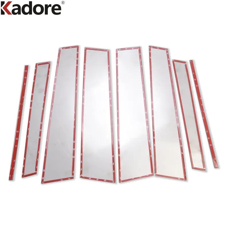 Window Center Pillar Cover Trim For Toyota Highlander XU70 Kluger Hybrid    2024 Steel Car Accessories