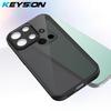 KEYSION Μαύρη ημιδιαφανής θήκη τηλεφώνου για OnePlus Nord 6 Μαλακή σιλικόνη+PC Αντιολισθητικό Αντικραδασμικό Κάλυμμα για One Plus 1+ Nord 6