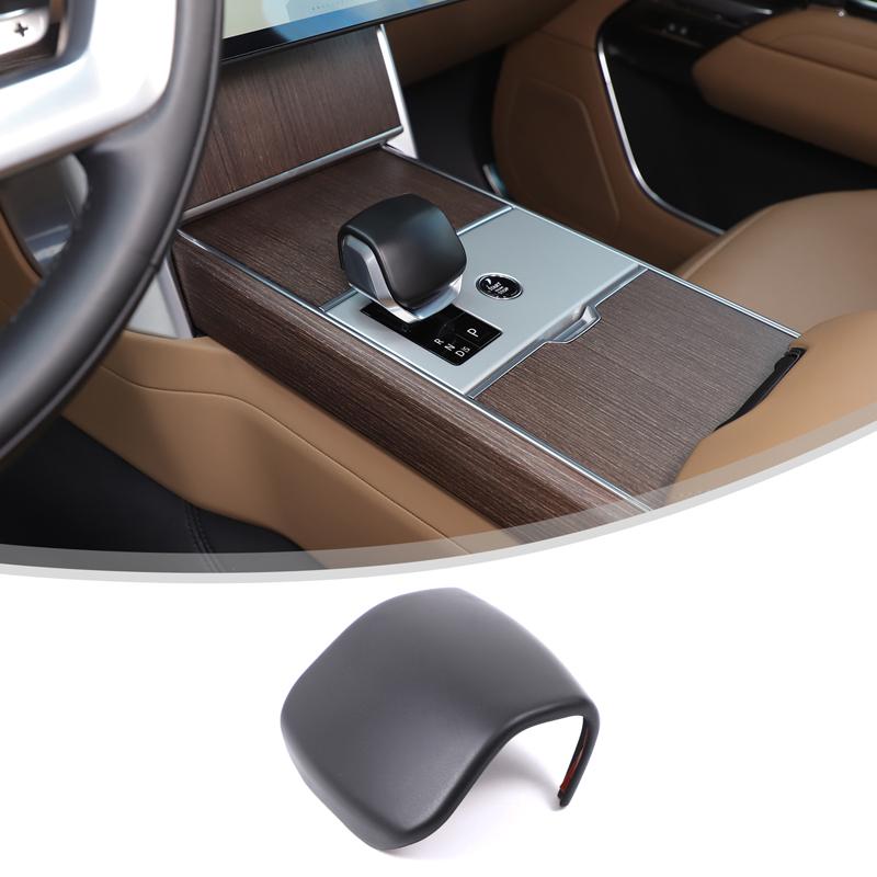 

For Land Rover Range Rover Vogue L460 + Car Gear Head Shift Knob Handle Cover Trim Sticker Interior Accessories матовий чорний колір