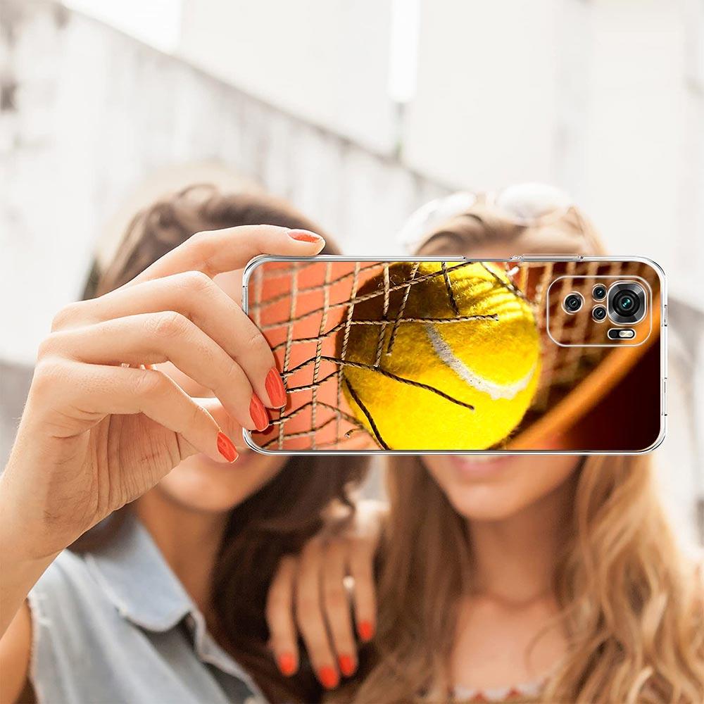 Tennis Ball Sport Phone Case For Xiaomi Redmi Note 13 12 5G 9S 9 8 10 11 Pro 4G 9T 13C 12C 10C 9C 9A 7 Clear Soft Silicone Cover